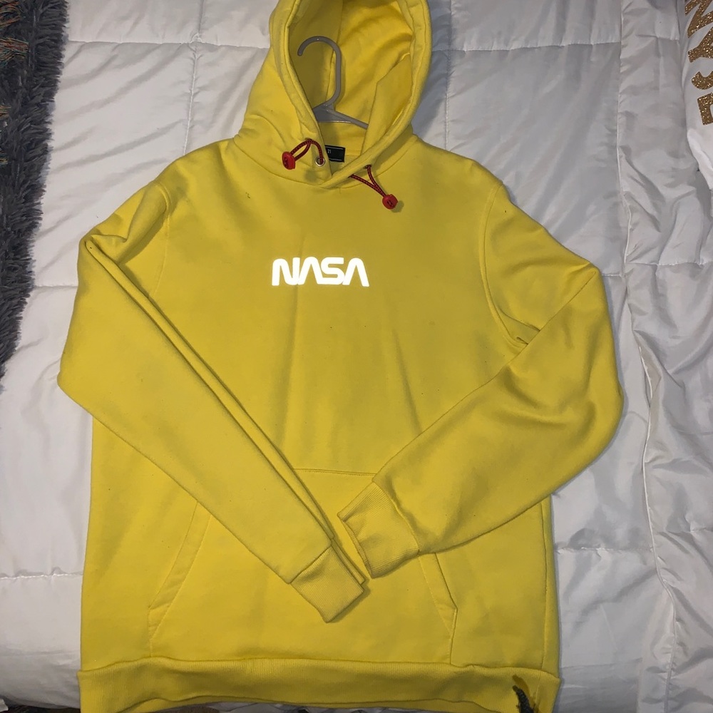 Nasa hoodie with pocket decal on the back from Forever 21